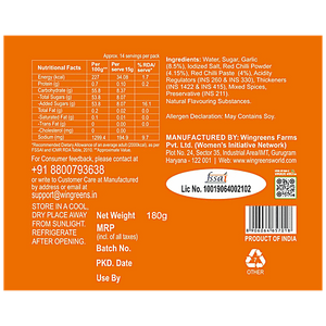 WINGREENS SWEET CHILLI GARLIC - SuperMarcheStore