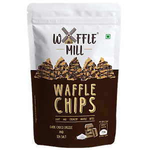 WM WAFFLE CHIPS DARK CHOCO AND SEA SALT 85 GM - SuperMarcheStore