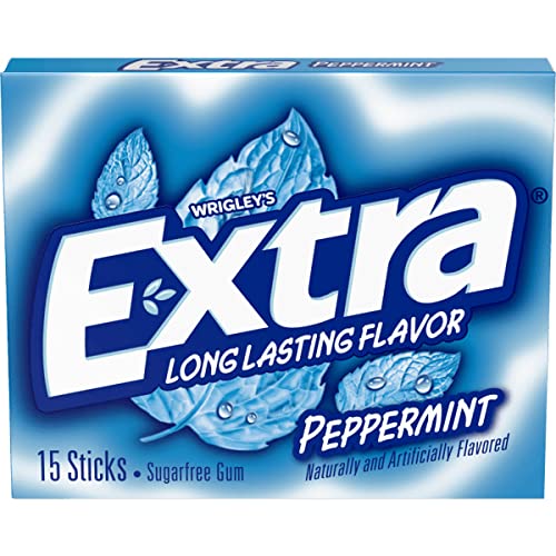 WRINGLEY EXTRA PEPPERMINT GUM STICK - SuperMarcheStore