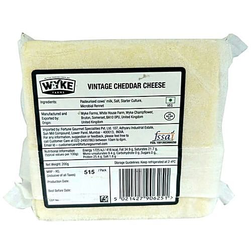 WYKE VINTAGE CHEDDAR CHEESE 200G - SuperMarcheStore