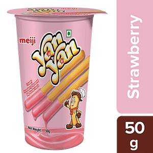 YAN YAN STRAWBERRY BISCUITS 50GM - SuperMarcheStore