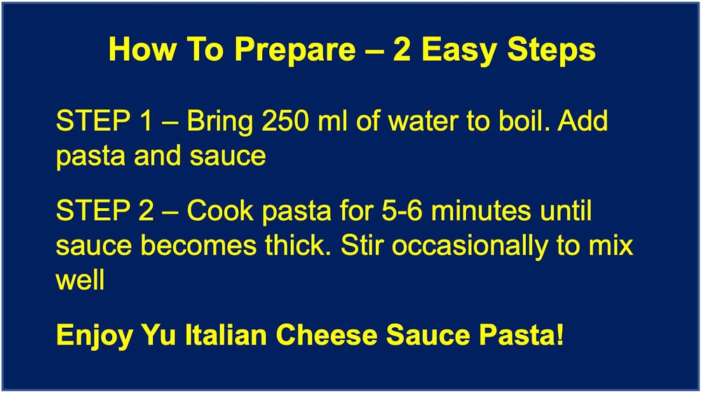 YU CHEESE SAUCE PASTA - SuperMarcheStore
