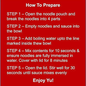 YU CHILLI CHICKEN NOODLES 225 GM - SuperMarcheStore