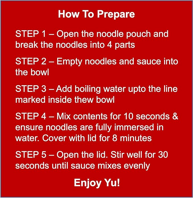 YU CHILLI CHICKEN NOODLES 225 GM - SuperMarcheStore