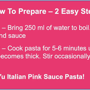 YU PINK SAUCE PASTA - SuperMarcheStore