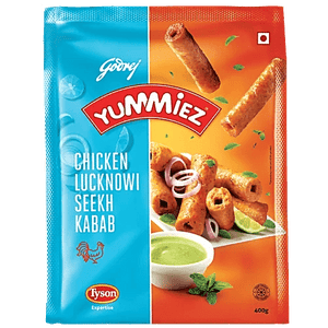 YUMMIES CHICKEN LUKHNOWI SEEKH KABAB 400G - SuperMarcheStore