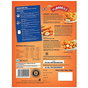 YUMMIES CHICKEN PARTY PACK 600G - SuperMarcheStore