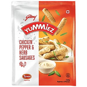 YUMMIES PEPPER & HERB SAUSGES 250G - SuperMarcheStore