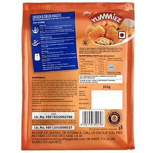 YUMMIEZ CHICKEN & CHEESE NUGGETS 325G - SuperMarcheStore