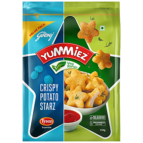 YUMMIEZ CRISPY POTATO STARZ 750 GM - SuperMarcheStore