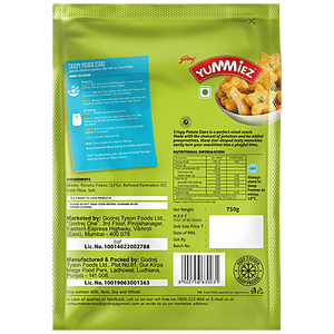 YUMMIEZ CRISPY POTATO STARZ 750 GM - SuperMarcheStore