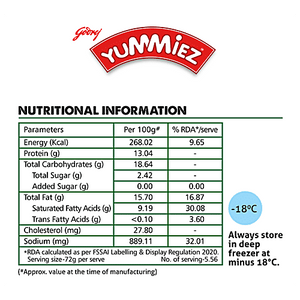 YUMMIEZ PANEER POPS 400 GM RETAIL - SuperMarcheStore