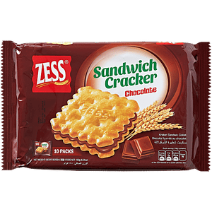 ZESS SANDWICH CRACKER CHOCOLATE 180G (1 X 24PCS) - SuperMarcheStore